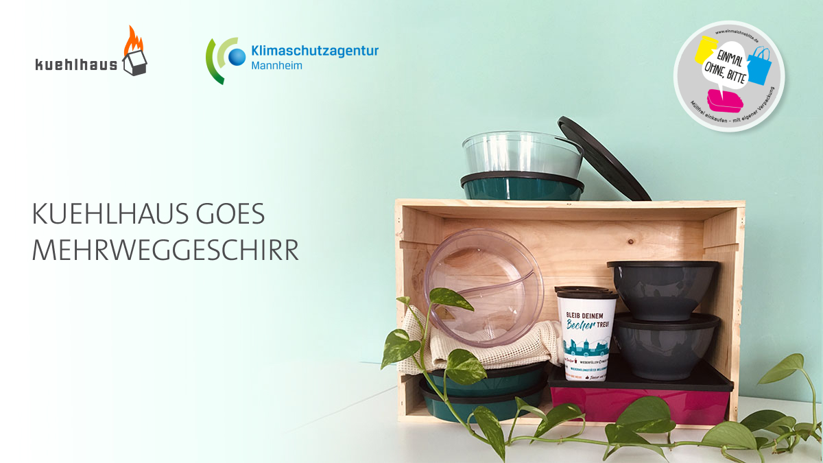 Dank der Kooperation mit der Klimaschutzagentur Mannheim haben unsere Mitarbeitenden nun die Möglichkeit, die Boxen und Becher von <a href="/ornamin_com/">ORNAMIN</a> in der Mittagspause mitzunehmen und sich ihr Essen und die Getränke dort hineingeben zu lassen.

Mitmach-Infos: bit.ly/3n9ZP5J