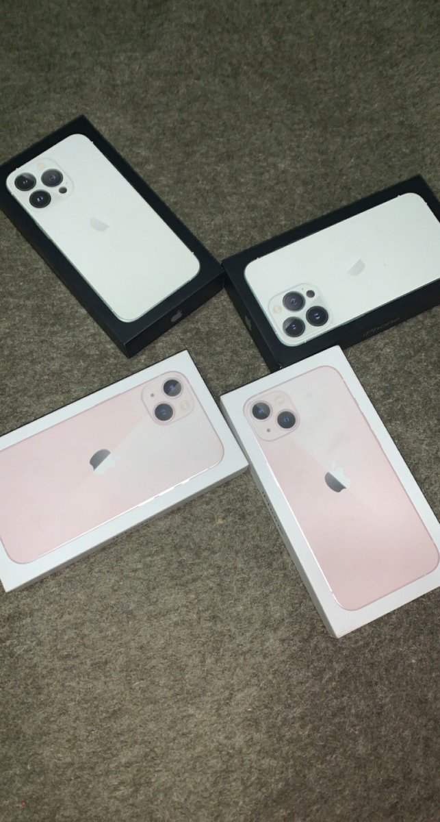 IzaicKumy's tweet photo. Good afternoon 🌞 

KINDLY RETWEET 🙏🏾

Iphone 13 pro 
256gig 
Factory unlocked 
@ 8600ghc

Iphone 13 
512gig 
Factory unlocked 
Pink color 
@ 7200ghc

Swap allowed with xsmax and above 

Call 📞 / WhatsApp: 0266380753, 0248728453 https://t.co/1mHczWJfD4
