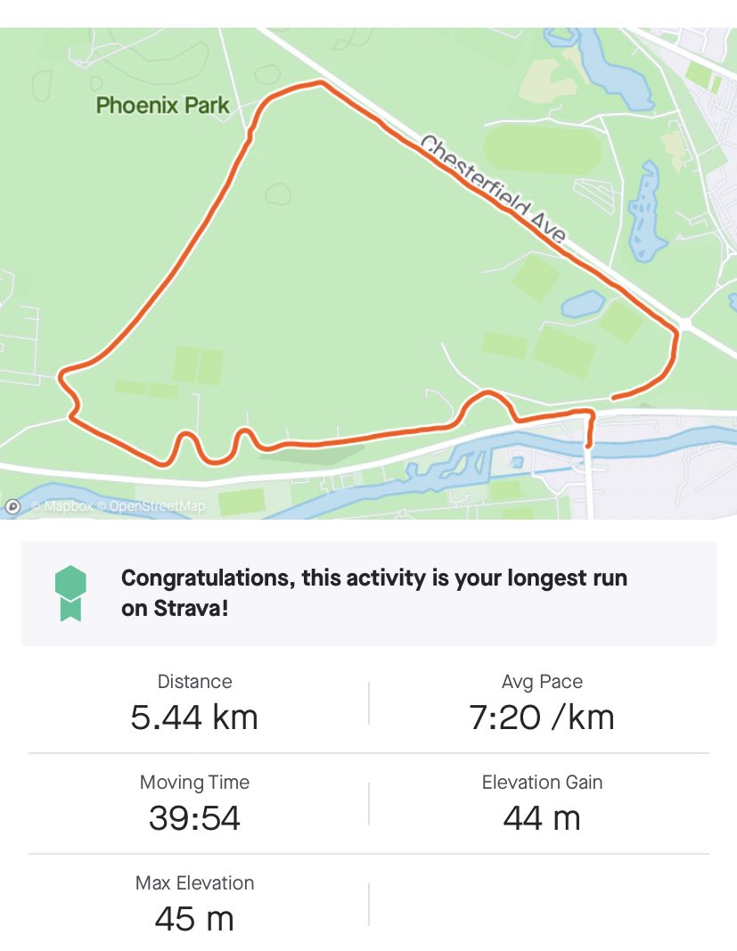 I just did my first 5K!