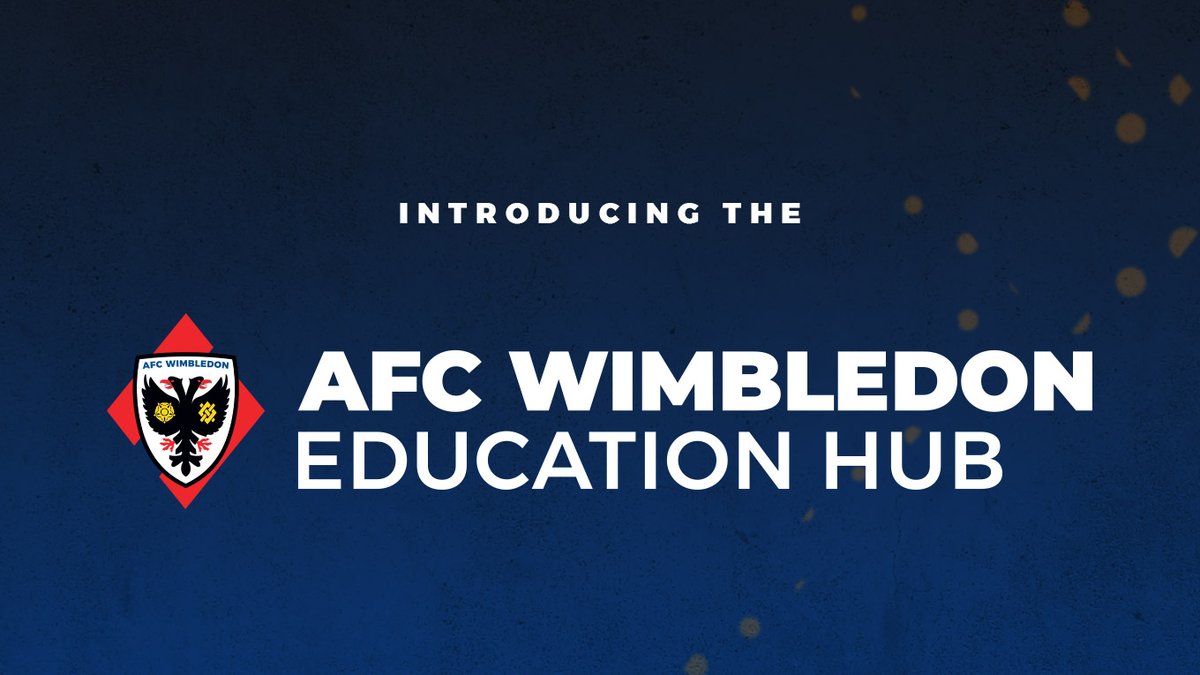 AFC Wimbledon (@afcwimbledon) on Twitter photo ๐ Education Hub ๐
AFC Wimbledon is excited to announce the launch of The Education Hub.
The Hub, in partnership with <a href="/SouthfieldsAcad/">Southfields Academy</a>, offers a range of Educational programmes within the Stadium to its local community. ๐
Find out more ๐ bit.ly/3G7jPyw
#AFCW ๐ Education Hub ๐
AFC Wimbledon is excited to announce the launch of The Education Hub.
The Hub, in partnership with <a href="/SouthfieldsAcad/">Southfields Academy</a>, offers a range of Educational programmes within the Stadium to its local community. ๐
Find out more ๐ bit.ly/3G7jPyw
#AFCW