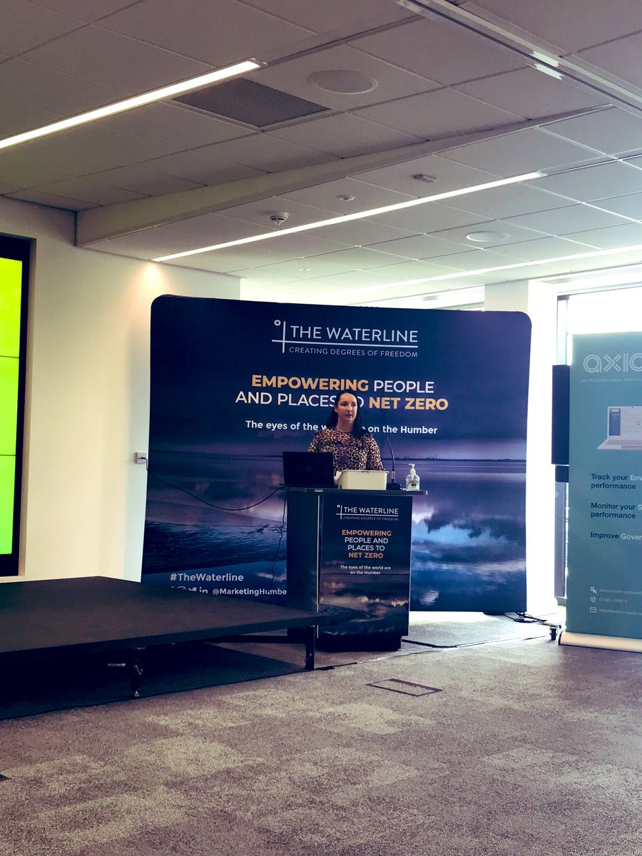 _aurainnovation's tweet photo. Great to hear from our Innovation Manager, Kelly Charles 👏 who is breaking down the results of our #FutureNetZero study, explaining the implications and showing what it means for businesses within our region.
#TheWaterline #LowCarbon #Humber https://t.co/Y491cWq2En