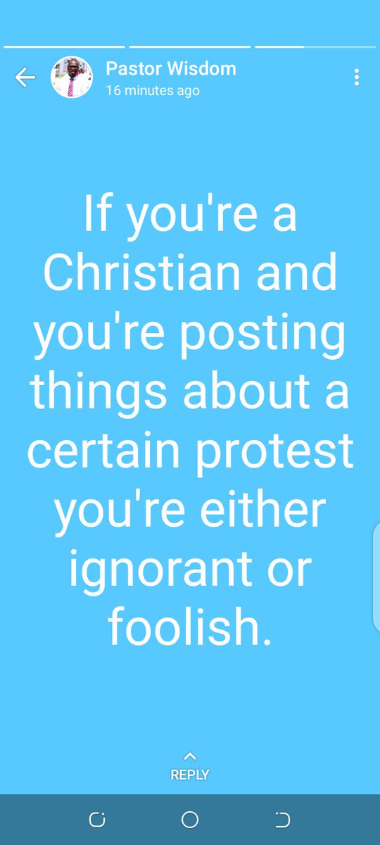 HopeIheanacho's tweet photo. I can't believe this is coming from My Pastor😭🤦.

I'm done. https://t.co/YtfS5LpTFi
