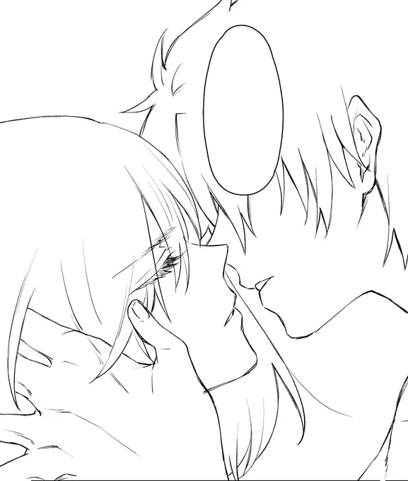 このぐだ君様目隠れてるのに表情がイケメンすぎて自分で描いててびっくりしちゃったな… 
