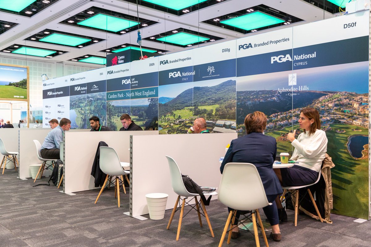 ThePGA's tweet photo. 📸 The PGA is hosting nine of its Branded Properties at the @IGTMarket this week at Celtic Manor, Wales.

The focus of this year's event is to provide the global golf travel industry with a platform to conduct business and gain valuable industry insights.

#IGTM2021 #GolfTravel https://t.co/idKHNqcXrm