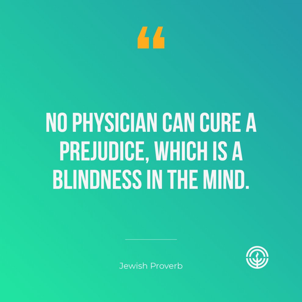 Jewish Federations take this proverb to heart. Promoting inclusion, equity, &amp; learning about the challenges facing other minorities as well as those with disabilities are a crucial part of Federations' work.