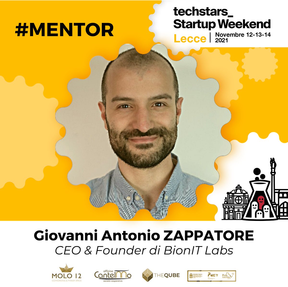 1° mentor di #SWLecce2021 👉🏻@Giovanni_Zapp👈🏻

Il suo brillante percorso è nato durante #Startupweekend nel 2017: CEO di BionIT Labs, startup innovativa che ha inventato la prima mano bionica adattativa del mondo, <a href="/Adams_Hand_/">BionIT Labs</a>🦾 

Vieni a conoscerlo! 
➡️ tinyurl.com/nybrs53a
