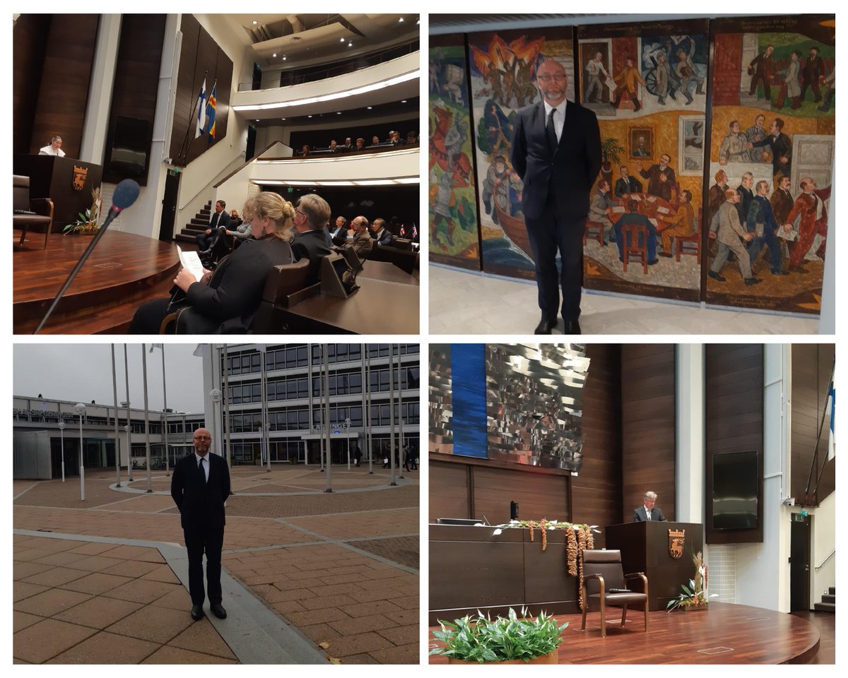 100 years of Åland’s autonomy!🇦🇽The seminar on the demilitarisation and neutralization of Åland celebrated the event, which serves as a wonderful example of conflict resolution. We are proud that 🇧🇪 diplomats played a significant role in the League of Nations Resolution of 1921.