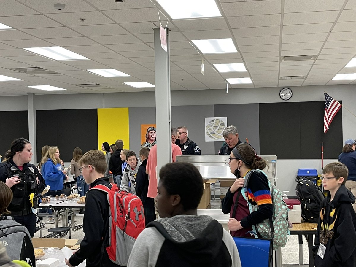 Thank you KPD for your support and for bringing donuts today.  The kids enjoyed seeing you!