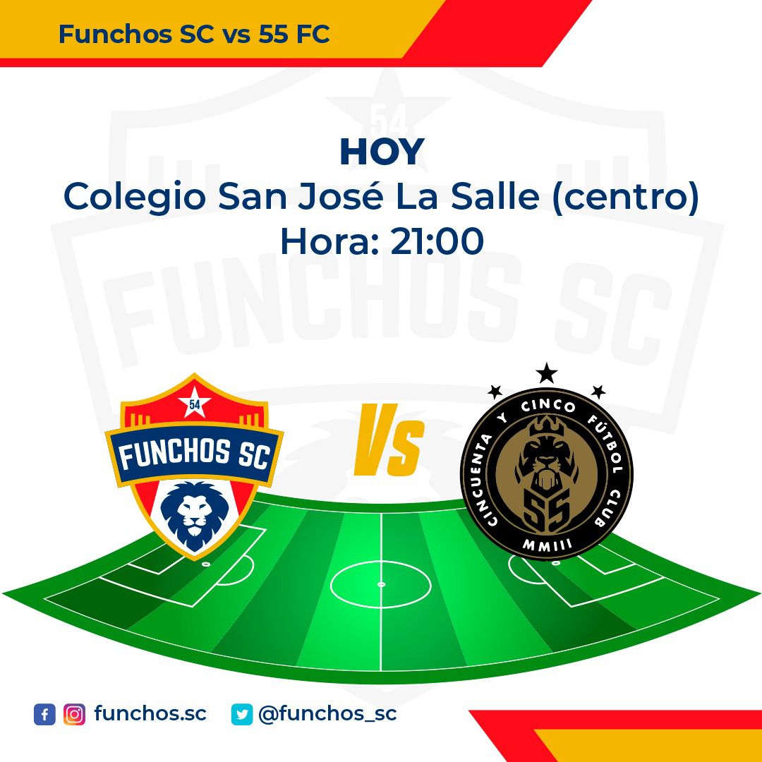 <a href="/funchos_sc/">Funchos SC</a> vuelve a las canchas, esta vez contra #La55Fc en la segunda fecha de la Liga #LEALGye
#YoSoyFunchos