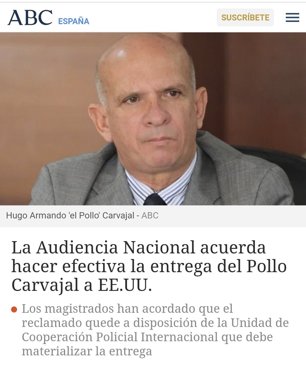 carlaangola's tweet photo. Este no es el mes de Maduro.
Saab y el Pollo podrían ser compañeros de celda!
Información en desarrollo. 
Veremos qué estrategia tiene bajo la manga su defensa. https://t.co/9vK9pewZcd