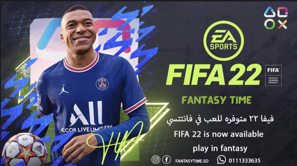 fantasytime6's tweet photo. ูููุง 22 ู ุตูุช ๐ฅโฝ๏ธ
ุงูุนุจ ูููุง ูขูข ูู ูุงูุชุณู
#FIFA22
#fantasytime https://t.co/DFABrCaL9O