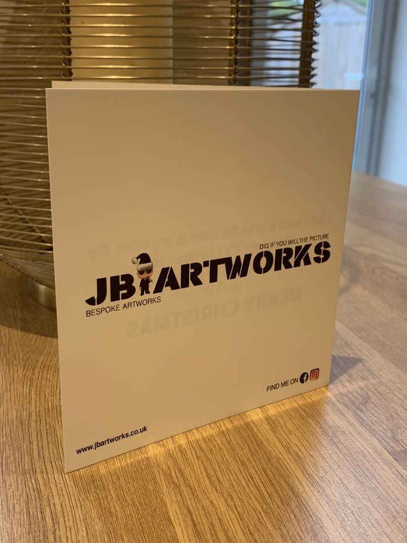 Hey Guys,

First look at JBs  2021 Chrissy Cards movie based theme this year!!!

Will be available to purchase on website over next couple of days.

Please order ASAP to avoid disappointment 👍

jbartworks.co.uk