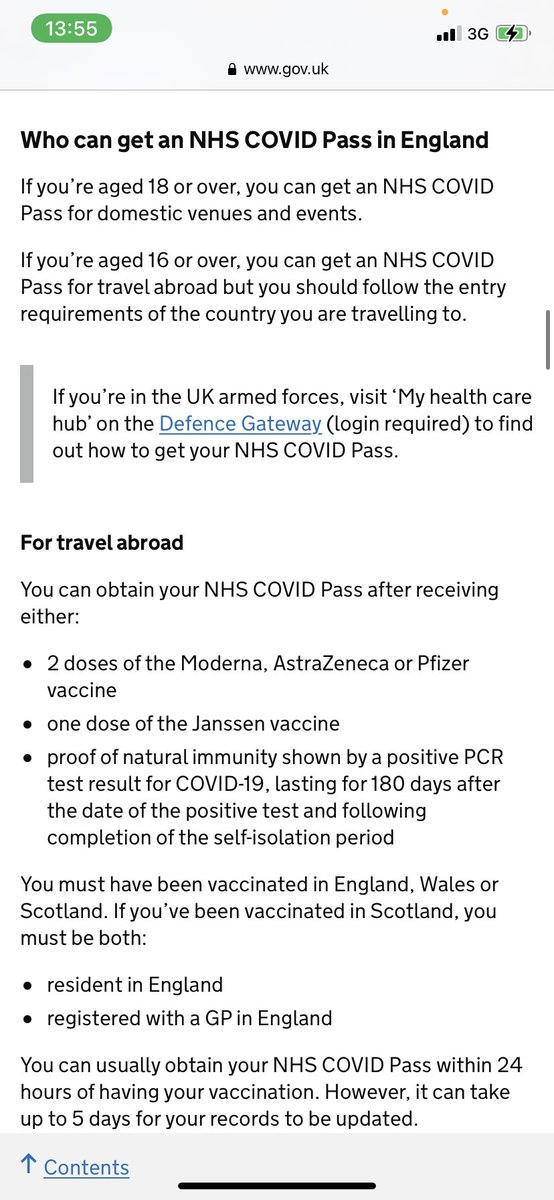 ZaraCullen87's tweet photo. @PaulLudlowUK as you can see from the government site it is only over 16s who can get access to an NHS Covid Pass... How am i meant to prove my clinically vulnerable 13yr old is infact double jabbed if you will only accept the nhs pass???? https://t.co/a81W7Tawua