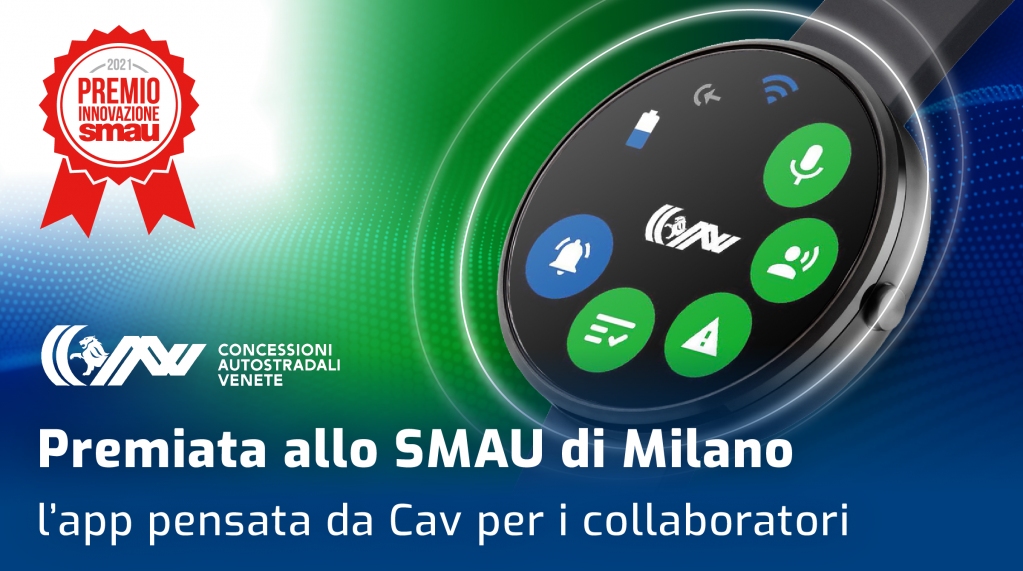CAV_Spa's tweet photo. La "App del dipendente" di #CAV premiata allo @smaunotes di Milano 🎖️
Con il "Premio Innovazione #Smau 2021” viene riconosciuto il programma di sviluppo tecnologico avviato nei diversi ambiti di operatività della Società.
Scopri come 👉🏻https://t.co/cBiu3Neu0m https://t.co/9LjjogNZ9y