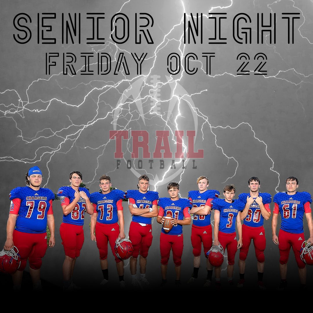 Make plans to come out Friday to watch the Senior’s last home game. As well honor seniors in other fall activities. Senior night recognition starts at 6:30. Kick-off at 7.