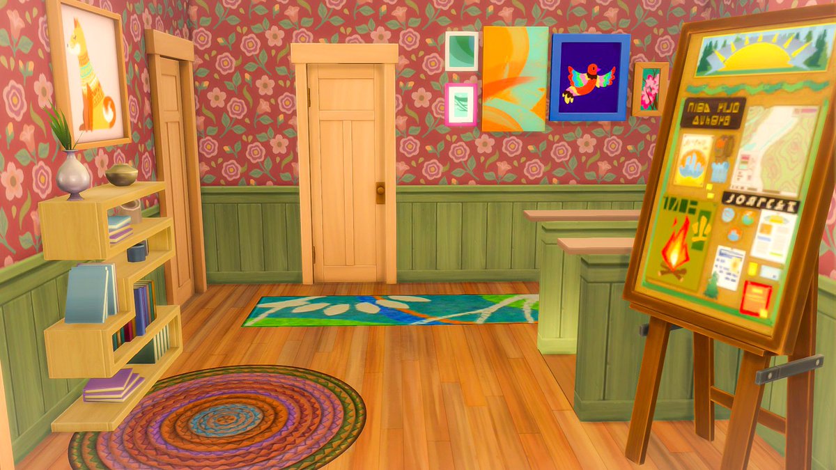 TheSpookySimmer's tweet photo. Don’t ask me why, but this stair landing brings me so much joy 🤩❤️
@TheSims #TheSims4 #Ps4 #ShowUsYourBuilds #ConsoleBuilds
✨gallery id: kyliekathleen97✨ https://t.co/NR4hxstsR7