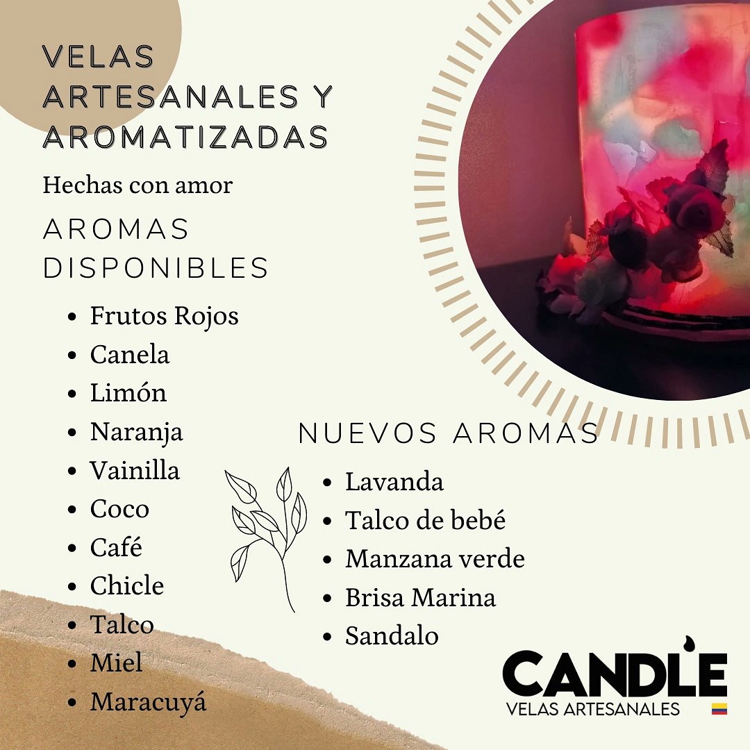 Tipos de aromas para velas: elegir tus favoritos