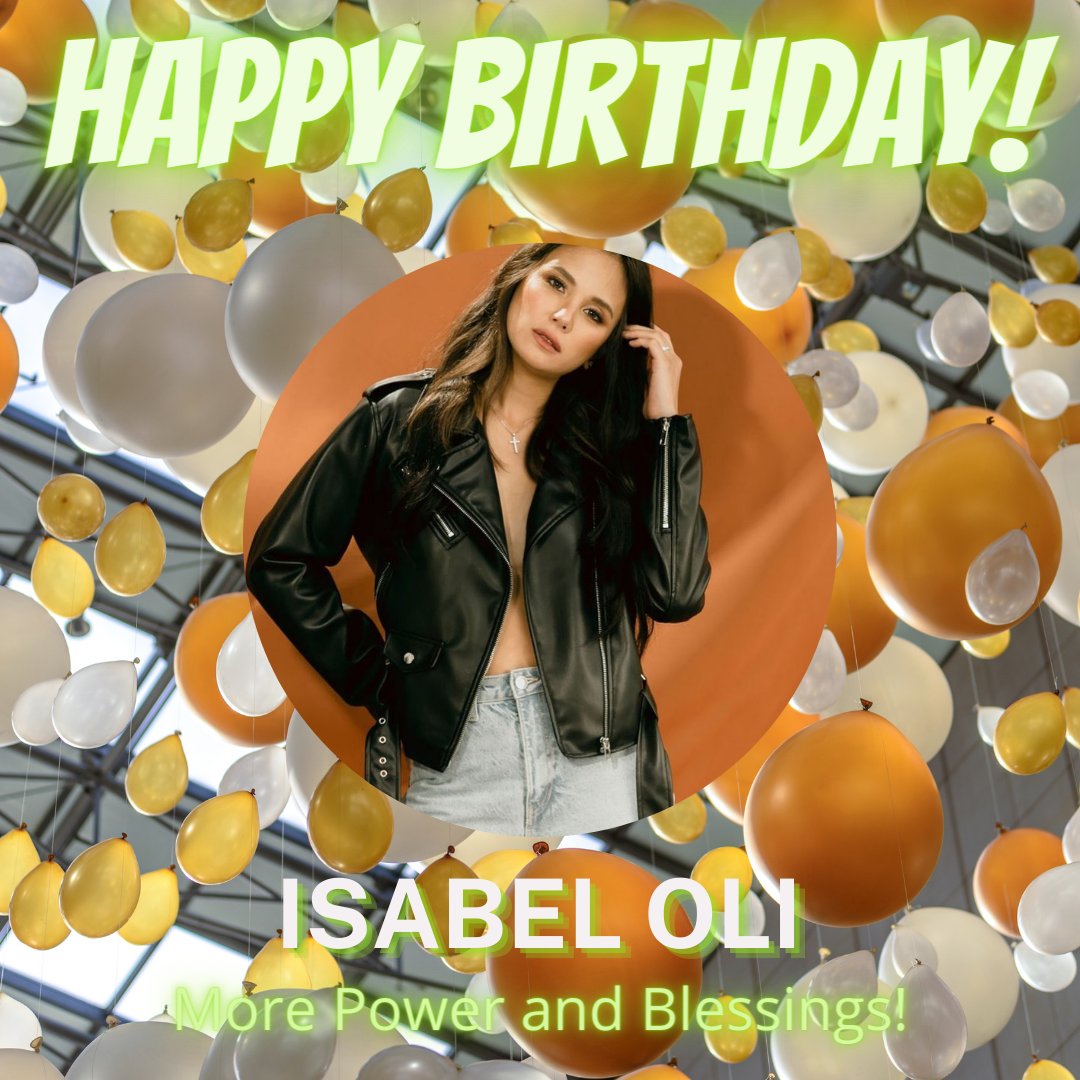 BettahMe's tweet photo. Happy birthday @IsabelOliPrats ! Stay fabulous and happy always! God bless!
#IsabelOli https://t.co/z78iJybLUJ
