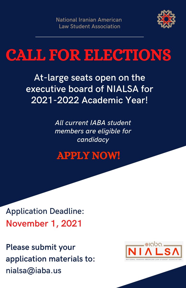 National Iranian American Law Student Association tweet media