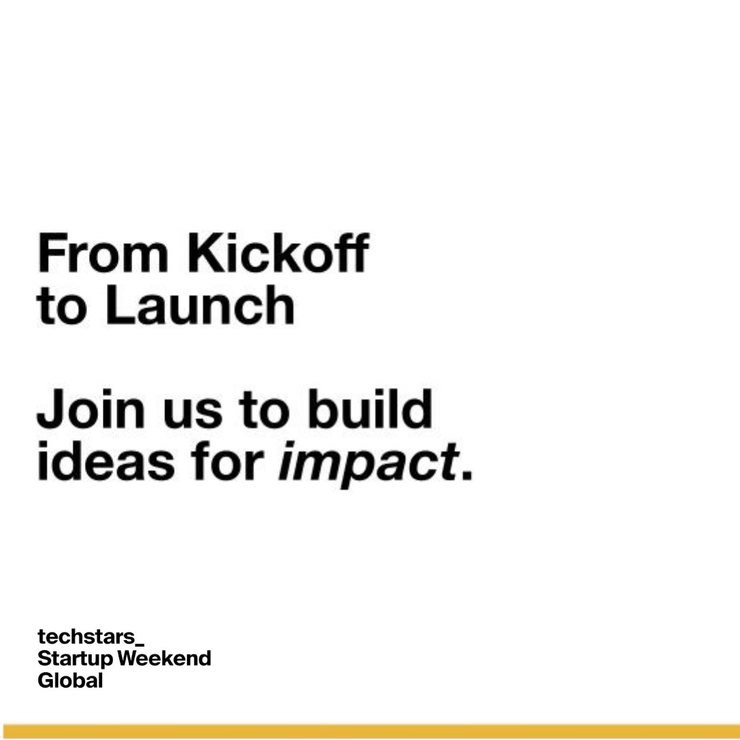 StartupWeekend's tweet photo. 💥 No Talk, All Action. Startup Weekend Global is where you'll get to go from zero to one. Join thousands of participants to build, validate and launch your startup idea. 

Register now at https://t.co/7PWfADoc3A

#StartupWeekendGlobal https://t.co/bLmQ3CZ4KC