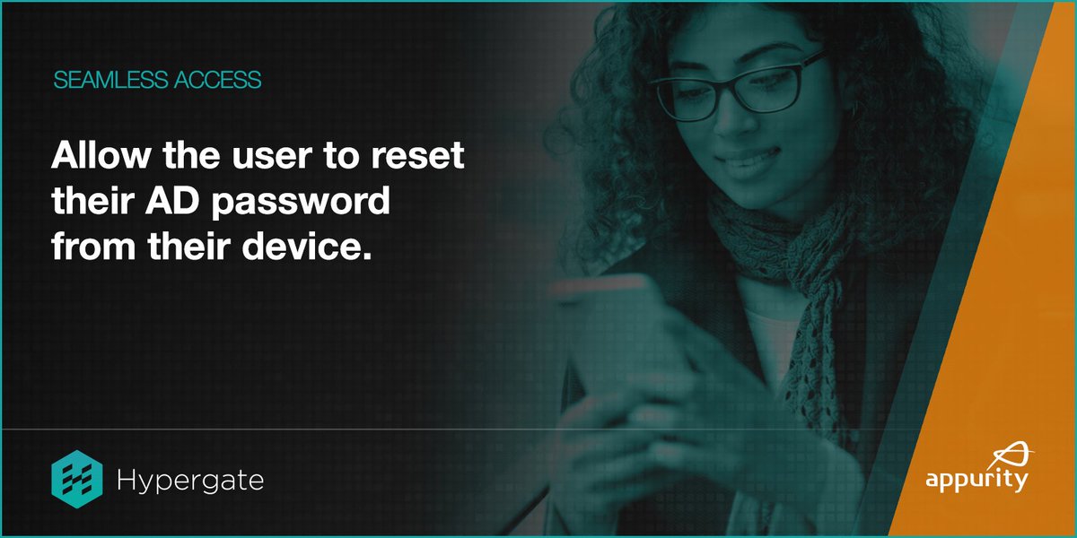 Appurity's tweet image. As part of a new build or enhancements to an existing mobile estate, Appurity are providing customers enhanced user experience with secure Single Sign On integrating directly with Active Directory.

#iOS #Android #Hypergate