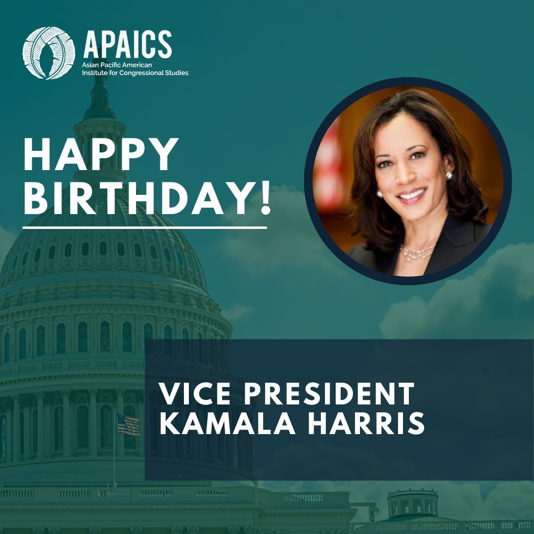 Wishing a happy birthday to Vice President Kamala Harris 