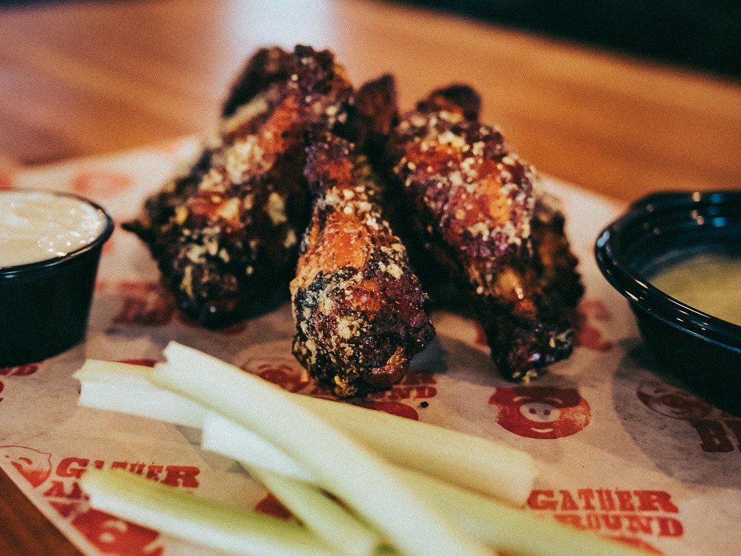 It's Wing Wednesday! Today we are featuring our Hawaiian Heat. Freshly made in house, slowly simmered to perfection. It's a blend of sweet from the mango &amp; pineapple and a kick of heat from the habanero peppers. Try it on either an 8 or 12 piece combo!