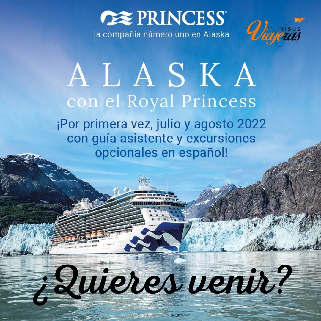 TribusViajeras's tweet photo. Cruceros diferentes 

Estamos organizando una salida especial de crucero por Alaska en grupo para verano 2022

@PrincessCruises 
@TribusViajeras 

#Alaska
#quieresvenir 
#tribusviajerastelleva
#viajesengrupo 
#viajesorganizados 
#surcandolosmares https://t.co/R4wrgKUPqn