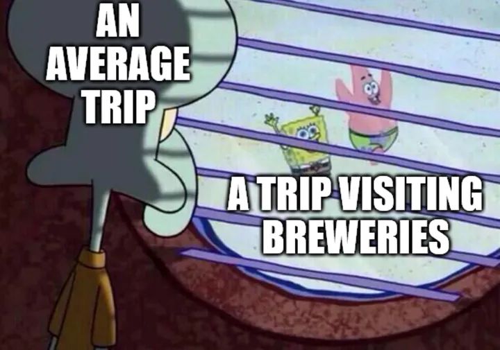 Don't be a Squidward. #ThirstyToExplore #beer