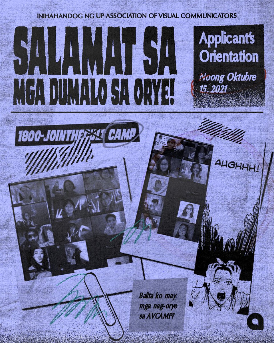 UP_AVCOM's tweet photo. Tagu-taguan tayo sa ilalim ng maliwanag na buwan! 👁🌒
Pagbilang kong sampu, magtago na kayo! 🙈

AVCOM would like to thank almost 50 campers that joined our orye and officially entered AVCAMP!

#AVCAMP #Tagutaguan2021 https://t.co/CbLWaVXYpd