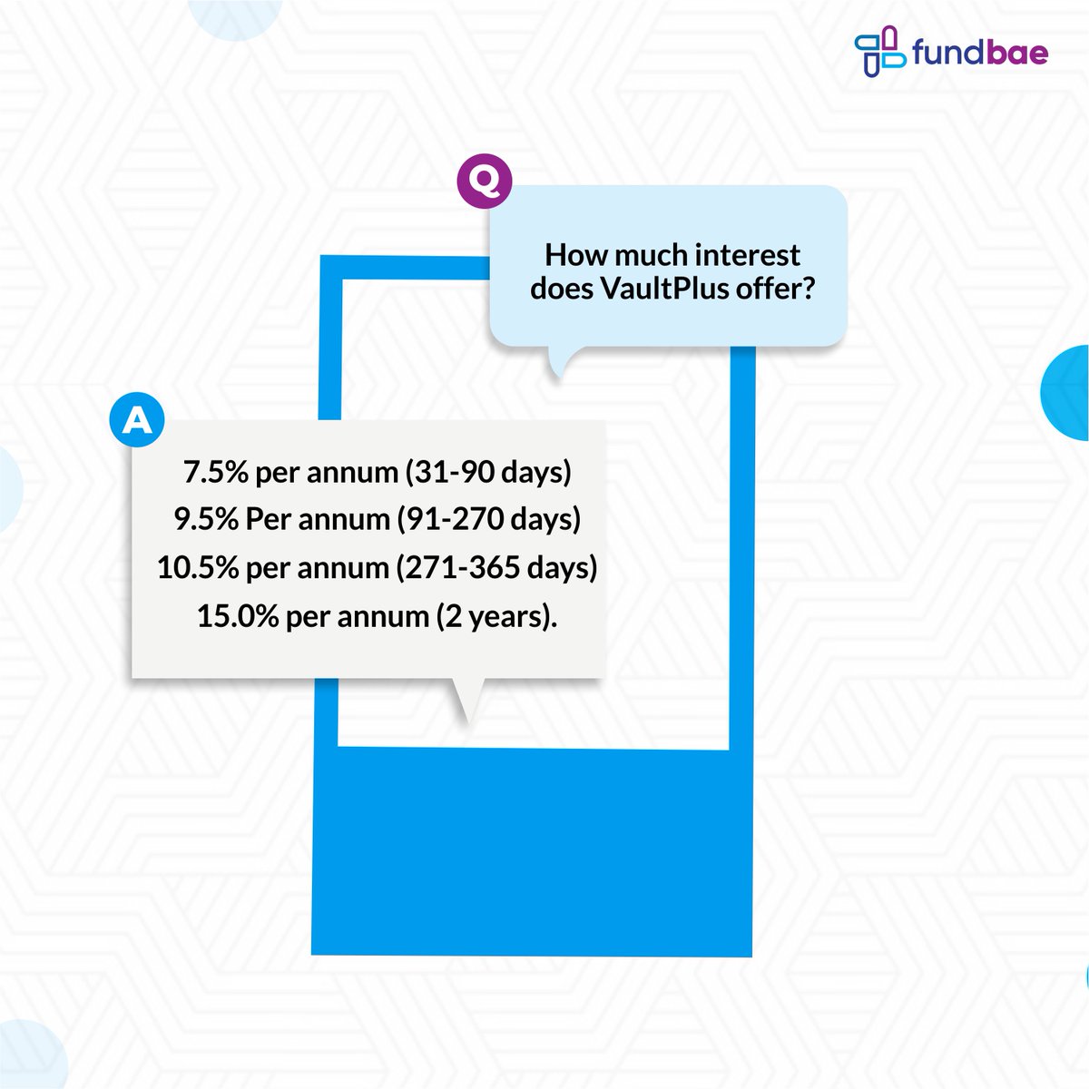 getvaleapp's tweet photo. Another series of the FundBae FAQs. Learn about our #VaultPlusplan today.
#FundBae #Savings #DigitalBank #finance #SavingGoals #SavingApp #Savings https://t.co/jecdpqUO4X