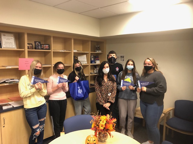 The School Counseling Office would like to thank Alyson Remsing, <a href="/MoravianBound/">Moravian University Admission</a>, for conducting today's Moravian University's Immediate Decision Day @ SHS. Over $172,000 in scholarships were awarded to these newly admitted MU Greyhounds. Congratulations!