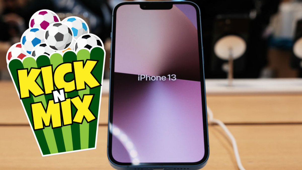 Sign up for our weekly kids' football newsletter Kick N Mix for the chance to win a new iPhone 13 🤯📱

All you have to do is fill in this form and answer one simple question 👉 bit.ly/3n2mEZ6