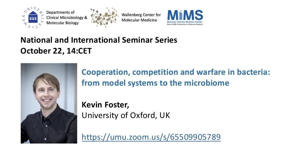 This Friday October 22nd we have Kevin Foster as invited speaker.  
Join us!