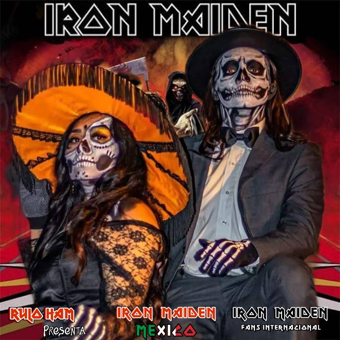 IronMaidenFansI's tweet photo. Iron Maiden cerca de nuestras traducciones... HELL YEAH 🤟😎🤟

#Tendencias #IronMaiden #DiaDeLosMuertos https://t.co/m4cJ6Wsw6j