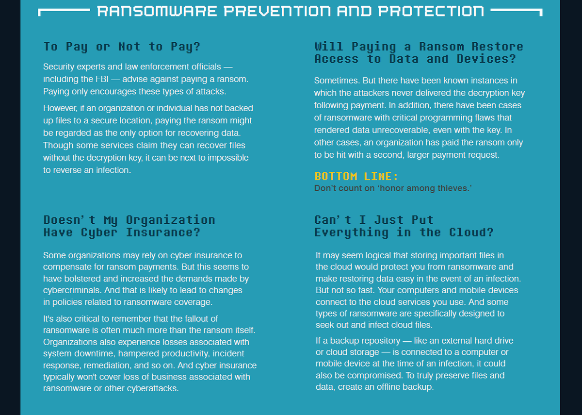 GoNIS_US's tweet photo. Don't become a #ransomware victim! #ExploreExperienceShare #CyberMonth #Cybersecurity #InfoSec #InformationSecurity #StopThinkConnect #HomeSecurity #InfoSecurity #NetworkSecurity #NetSec #GoNIS https://t.co/bjvwOSAoC8