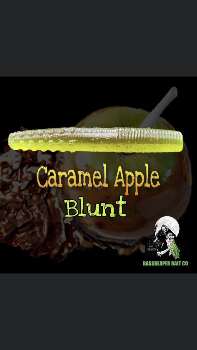 Lead_Sucks's tweet photo. Caramel apple and bass fishing is just another reason to love fall!! Pair up with @Bassreaperbaits and our superior tungsten and donβt just fish but #make1stContact and #reapyourlimits https://t.co/URDuE5MOkY