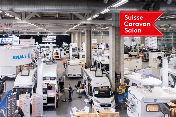 Wir sind auch diese Jahr am Suisse Caravan Salon in Bern anzutreffen.

28. Oktober – 1. November 2021  in der Halle 4.1 / Stand A004

Testet  unsere aktuellen Modelle und profitiert von unseren Messespecials!