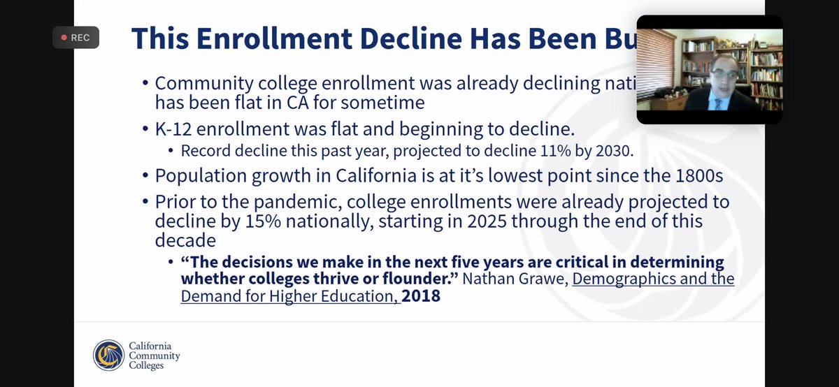 lara_brady's tweet image. Enrollment is not enough. #Retention is the name of the game          ⁦@jjhetts⁩ ⁦@CalCommColleges⁩ #GuidedPathways