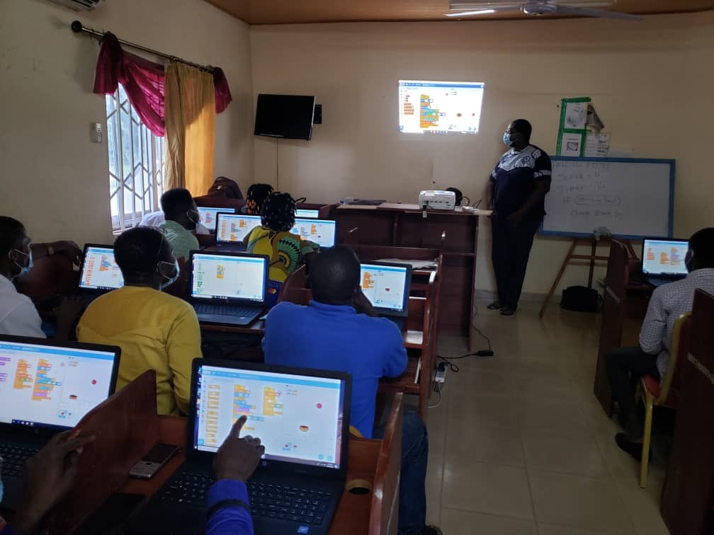 GIFECGhana's tweet photo. GIFEC is facilitating the Training of Trainers for the Northeast edition of the Girls in ICT Programme. 100 teachers are benefiting from the program. #GIICT @mocghana https://t.co/Y1859HQp1Z