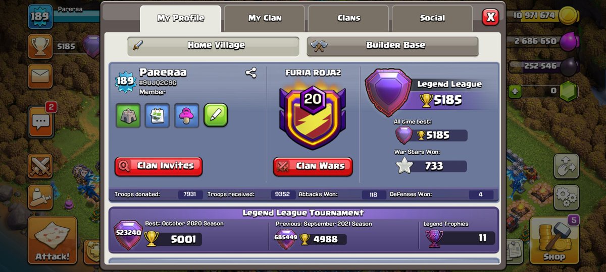 Pareraa7's tweet photo. Increíble la subida q se está marcando @FuriaRojaNet y los compañeros del 2!
Por mi parte nuevo récord de copas (5185) y primer pleno en leyenda xd
Ya estamos por terminar esta semana increíble, vamos a dejar a FURIA en los más alto🙌🏼 https://t.co/TOtDz9byZI