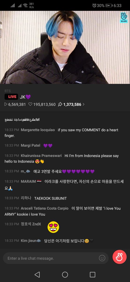 LuzieLight's tweet photo. February 27, 2021
My first VLive as an ARMY was with #JUNGKOOK
Unforgettable hehe I'm shaking while watching this. LMAO 😅 https://t.co/sfB0SHyxrL