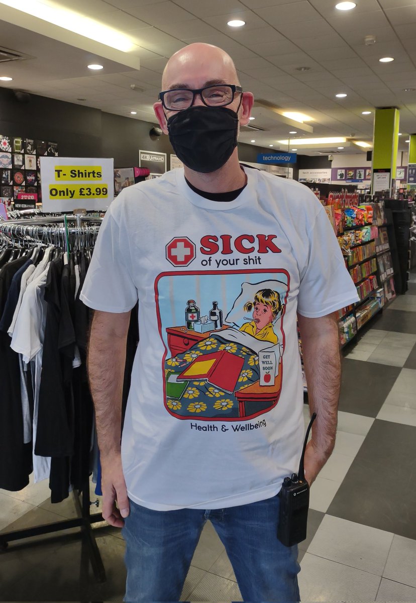 hmv_Staines's tweet photo. 🚨PRICE DROP🚨 Get these awesome T-shirts for only £3.99 each #Strangerthings #Cobrakai #SteveRhodes #tshirts https://t.co/04DWtJbHR2
