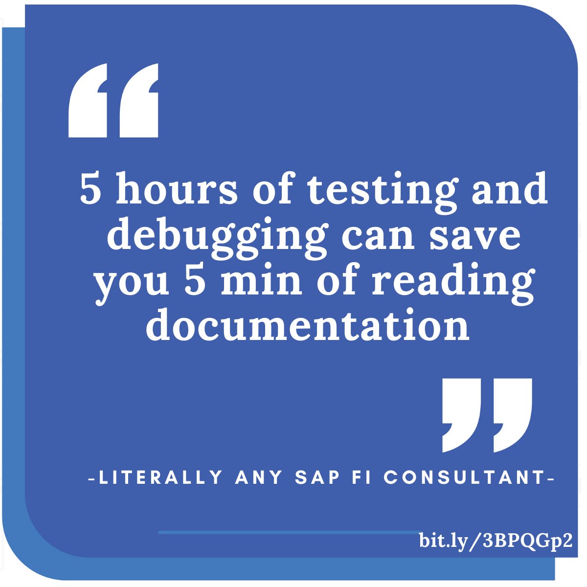 True or not? 
#sap #s4hana #sapcommunity