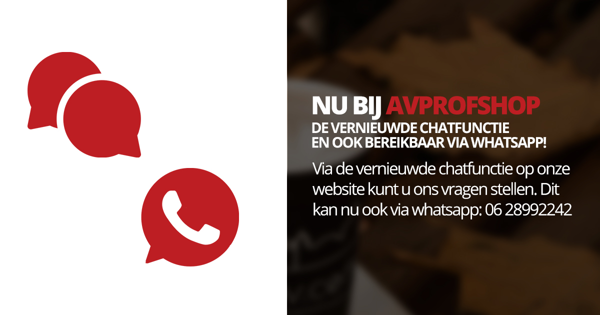 AVProfshop's tweet photo. Wij hebben onlangs onze Chatfunctie vernieuwd en wij zijn ook bereikbaar via Whatsapp (06-28992242). Dus als u op zoek bent naar de juiste AV apparatuur dan staat team AVProfshop voor u klaar 😁
https://t.co/CS1F3nPPpP https://t.co/dP5NbnG1i8