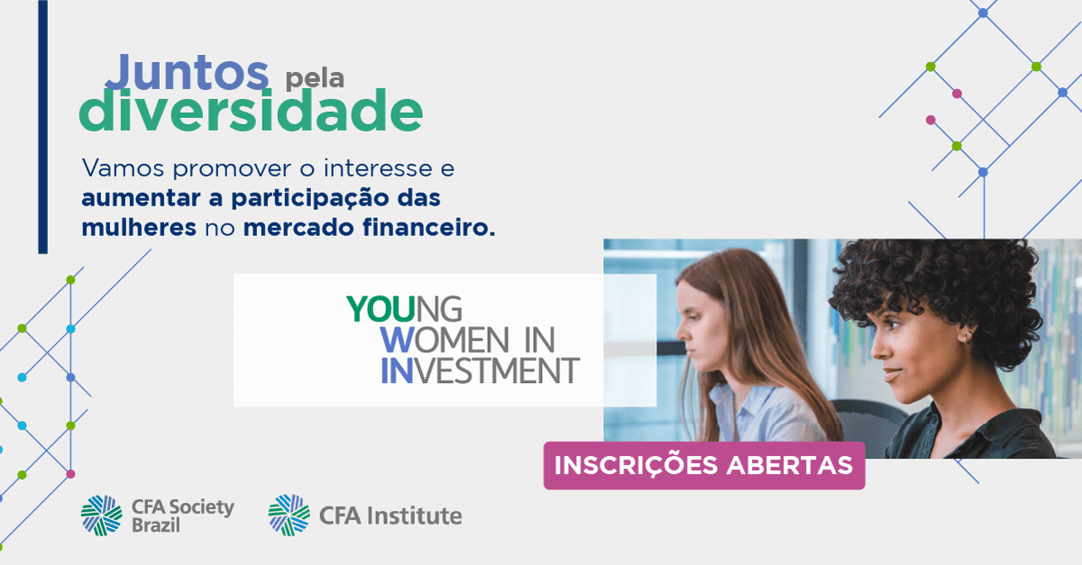 O YOUWIN VOLTOU!! INSCRIÇÕES ABERTAS

Junto com nossos parceiros estamos promovendo o Young Women in Investment: um curso intensivo gratuito de alto nível teórico seguido de um estágio remunerado nas mais renomadas instituições financeiras.

youwin.org.br