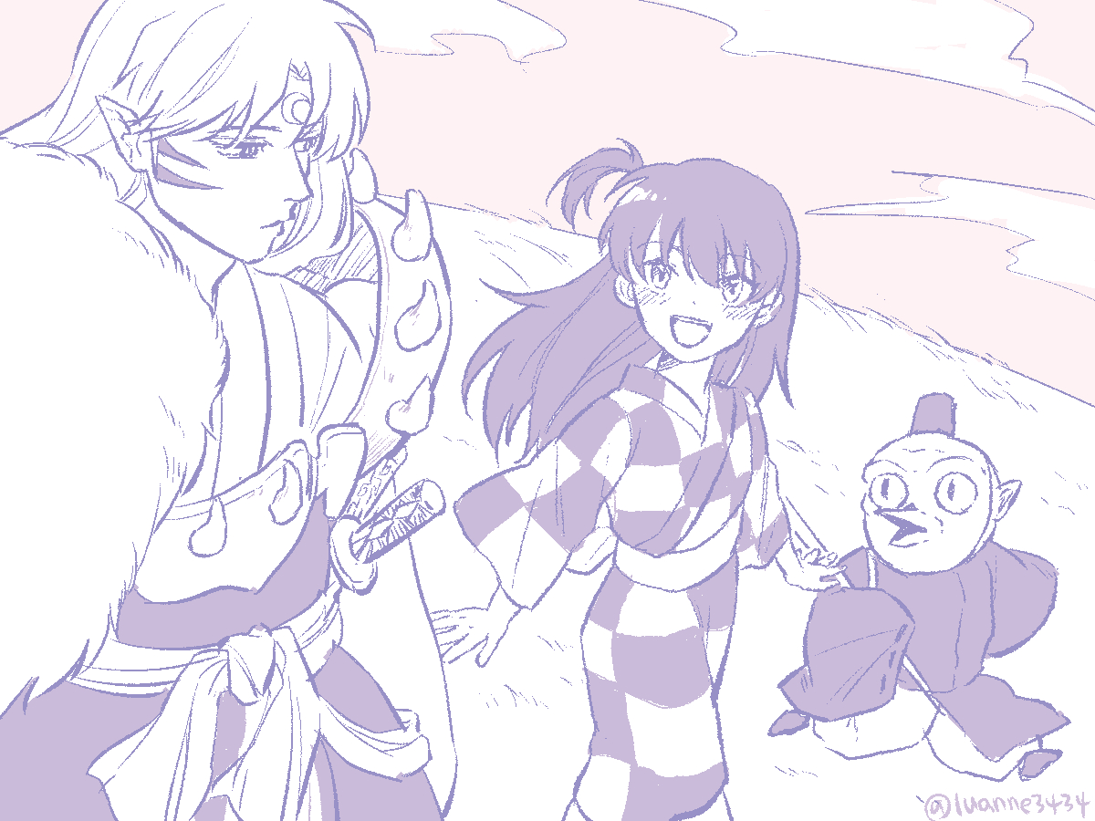 蠻牛on Twitter 殺生丸一行 殺生丸様 犬夜叉 殺りん Sessrin Sesshōmaru 半妖の夜叉姫https T Co Tfgkfo7tcp Twitter