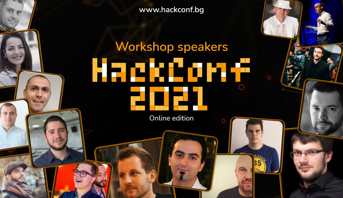 Tick tock! ⌛

📣 Time is running out.... the Workshop tickets will be available until noon tomorrow (Thursday). 👉 hackconf.bg/news/hackconf-…

Get your ticket and enjoy a hands-on session led by field experts.
🎟️ hackconf.bg/#tickets