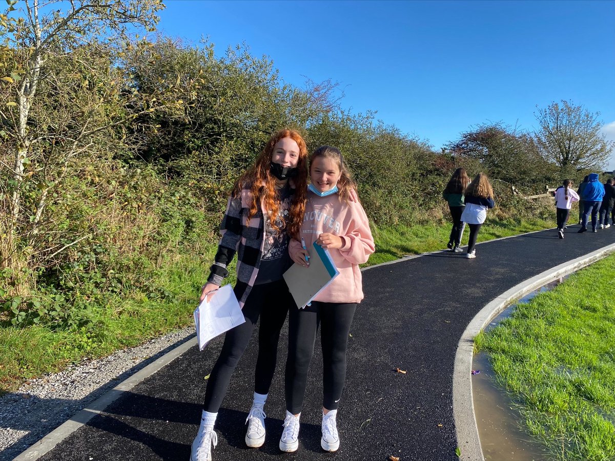 trionoidemaths's tweet photo. 1A5 really enjoyed their Maths of World Walk around Slí Na Sláinte with Ms Herlihy this morning. #MathsWeek2021 #trionoide https://t.co/fL5H2N692g