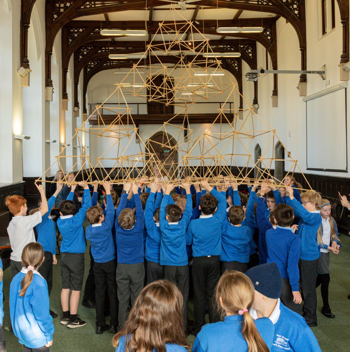 AmpleforthColl's tweet image. Wonderful to welcome pupils from six local primary schools for a fun filled maths day! Great to see them so inspired!

@ArchitectureW @SKCofEPrimary @StBenedictsRCPS #StMarysPrimaryschoolMalton @HovinghamPri @HildaAmpleforth   @SchoolGillamoor